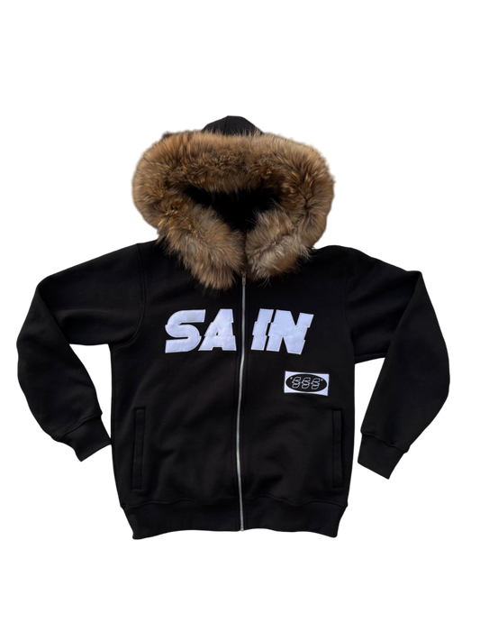 SAIN FUR ZIP-UP