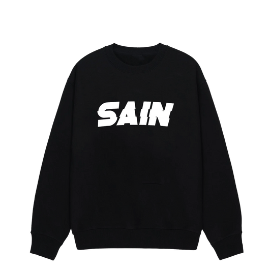 CLASSIC BLACK CREWNECK